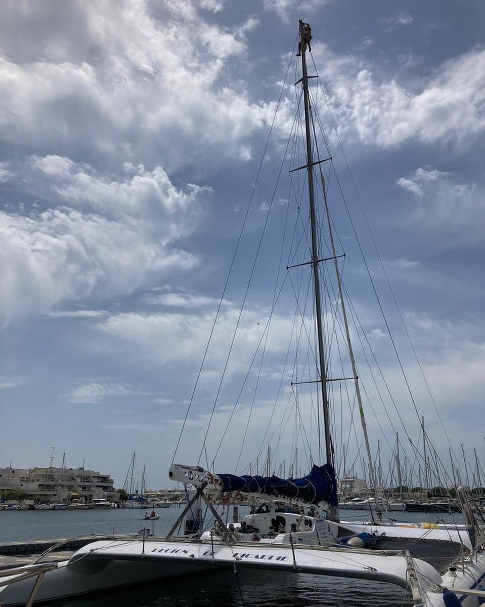Prendre de la hauteur ⛵️ sortie tous les jours au départ de Port Camargue quai de bonne espéranc